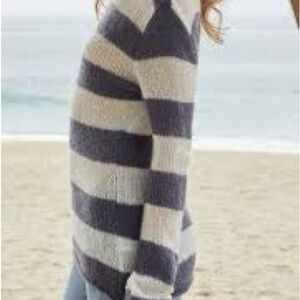 Brandy Melville Mohair Blend Striped Sweater